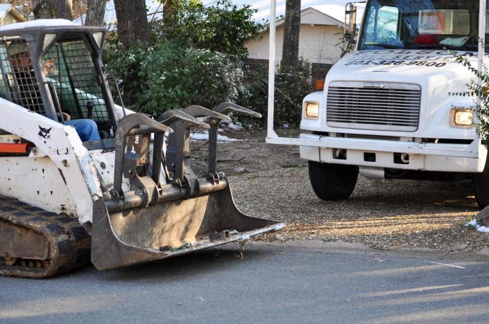Part of what makes Folsom Tree Service a leader in the industry is their resourceful equipment like their tool trucks and bobcat T300 Track Skid Steer!